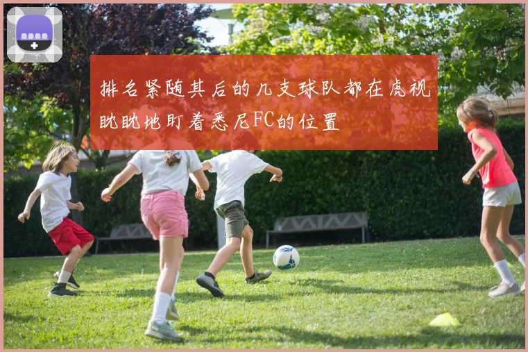 排名紧随其后的几支球队都在虎视眈眈地盯着悉尼FC的位置